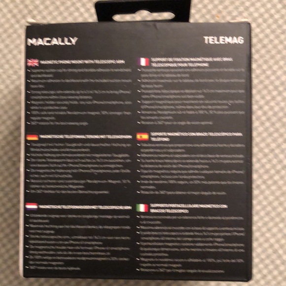 MACALLY MAGNETIC PHONE MOUNT WITH TELESCOPIC ARM INCL 4 METAL PLATES NWOT - #437 - Picture 2 of 14